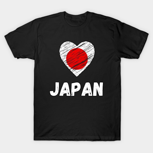 My Country My Love Japan T-Shirt by JokenLove